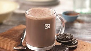 Dunkin Donuts Oreo Hot Chocolate Review [upl. by Naor]