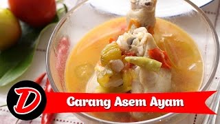 Masakan Jawa Timur Garang Asem Ayam ini Uenak Banget [upl. by Sivie]