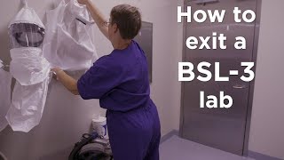 Biosafety Level 3 Lab Exit [upl. by Asirrak]