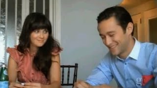 500 Days of Summer  Interview Joseph Gordonlevitt and Zooey Deshannel [upl. by Howlend]