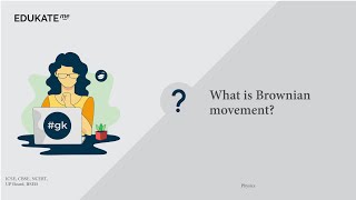 What is Brownian movement [upl. by Joed]