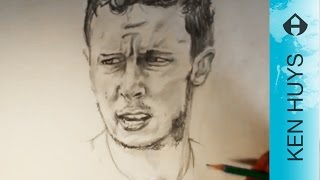 How to Draw Eden Hazard [upl. by Winthrop985]