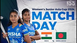 LIVE India vs Bangladesh  Womens Junior Asia Cup 2024 Hockey  08122024 [upl. by Aneloaup859]