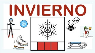 EL INVIERNO PARA NIÑOS TODO SOBRE EL INVIERNO EN ESPAÑOL LA ESTACIÓN DEL AÑO EL INVIERNO [upl. by Laemsi660]