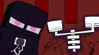 Animating a Minecraft Enderman for Scary Minecraft [upl. by Amathiste]