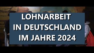 LOHNARBEIT IN DEUTSCHLAND IM JAHR 2024  Eine Diskussionsrunde zur Entwicklung des Arbeitsmarktes [upl. by Martinez897]