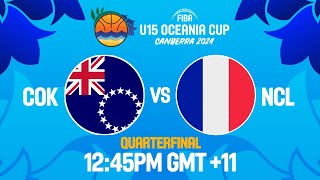 Cook Islands v New Caledonia  Full Basketball Game  FIBA U15 Oceania Cup 2024 [upl. by Koenraad]