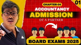 Admission of a partner  Part 1 Basics New Ratio amp Sacrificing Ratio  Class 12 Accounts 20242025 [upl. by Reese]