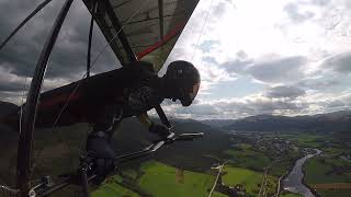 Hanggliding from Tronfjell in Alvdal 25 August 2024 [upl. by Llywellyn150]