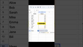 Calculate the Mean with AVERAGE 📊 [upl. by Asilet]