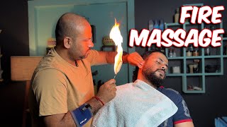 Reiki Master Intense Fire Head Massage ASMR  Indian Massage [upl. by Whitehurst]