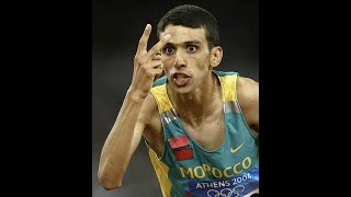 Hicham El Guerrouj  Mens 5000m Athens Olympics 2004 [upl. by Eelahc]