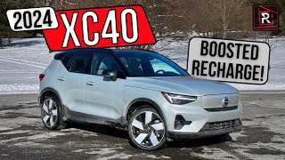 The 2024 Volvo XC40 Recharge Gets A Big Boost In Power amp Driving Range [upl. by Ettennod551]