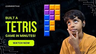 Built a Tetris game in minutes [upl. by Schumer]