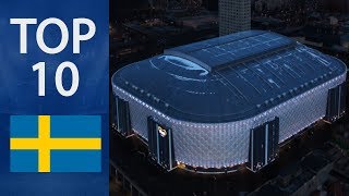 Top 10 Biggest Stadiums in Sweden [upl. by Sheline288]