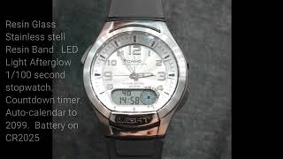 Casio Illuminator AQ180W7BVDF and how to adjust [upl. by Stuart641]