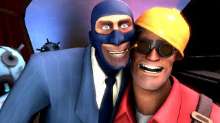 Vr tf2 UPDATE ON SPY AND ENGINEER contractors [upl. by Ecad]