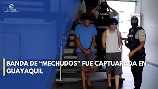 BANDA DE MECHUDOS QUE TRAFICABAN DROGA FUERON CAPTURADOS EN EL NORESTE DE GUAYAQUIL [upl. by Helaina]