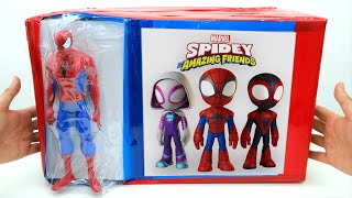 SpiderMan Unboxing Review  Spidey and His Amazing Friends Toy Collection [upl. by Akieluz267]