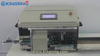 Automatic Coaxial Cable Cutting and Stripping Machine [upl. by Islehc]