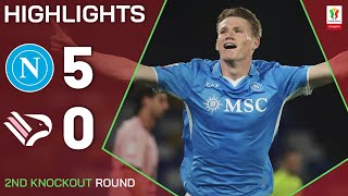 NAPOLIPALERMO 50  HIGHLIGHTS  McTominay scores for Napoli  Coppa Italia Frecciarossa 202425 [upl. by Norven62]