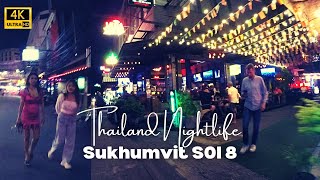 🇹🇭 THAILAND NIGHTLIFE SOI 8 SUKHUMVIT BANGKOK [upl. by Uzzia581]