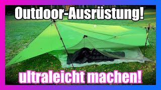 UltralightAusrüstung günstig upgraden und effizient packen für Bikepacking Bushcraft amp Hiking [upl. by Esom]