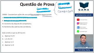 QUESTÃO 29008  POLÍTICA MONETÁRIA CPA20 CEA AI ANCORD [upl. by Atekal]