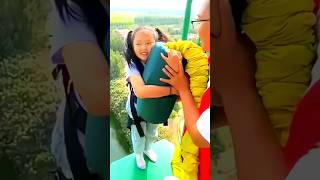 Kids Bungee Jumping  Bungee Jumping  bungy jump ytshorts shorts trendingshorts [upl. by Haimaj]