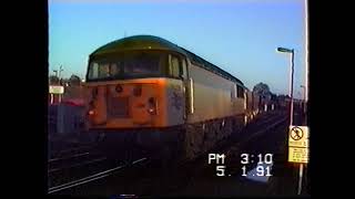 NETWORK SOUTHEAST BASINGSTOKEWOKINGLONDON 5191NEIL HAYTON RAILWAY MEMORIES railway train [upl. by Almat]