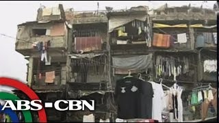 Cracks seen in Tondo housing project [upl. by Yhtimit]