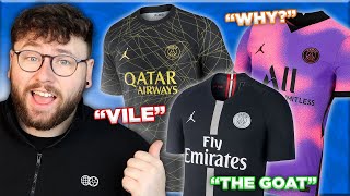 RANKING THE PSG x JORDAN KITS 🇫🇷 [upl. by Einra179]