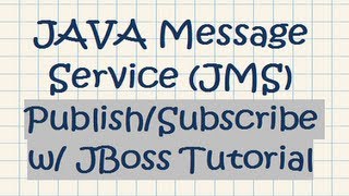 JAVA Message Service JMS PublishSubscribe w JBoss Tutorial [upl. by Henry260]