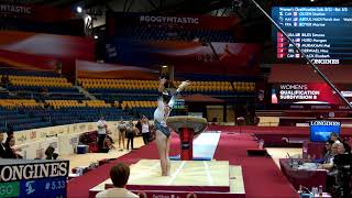 OLSEN Shallon CAN  2018 Artistic Worlds Doha QAT  Qualifications Vault 1 [upl. by Arden]