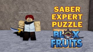 How To Solve The Saber Expert Blox Fruits Puzzle  Saber Expert Puzzle [upl. by Mccandless396]