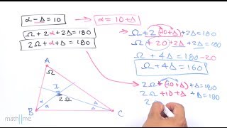 Bisectrices en un triángulo│problema 1 [upl. by Elysee347]