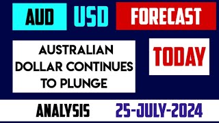 AUDUSD Prediction Today Analysis and Expectations in Future FOREX TRADING FORECAST 25 July 2024 [upl. by Durno]