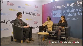 SustyTalk Live with Enapters Vaitea Cowan and Costains Lara Young [upl. by Ettegroeg]