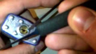 How to hold a lock wrench and pick while picking [upl. by Talbot]