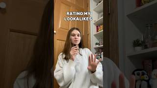 Rating my lookalikes 👀✨… youtubeshorts rating viral [upl. by Eisle]