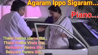 Agaram Ippo Sigaram Aachu  Keyboard  Sigaram Movie Song  K J Yesudas  SPB [upl. by Neelyad]