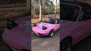 Taking bubblegum out for some adventures this weekend 🥰💖 mx5 miata pinkmiata miatatok miatamx5 [upl. by Ingmar]