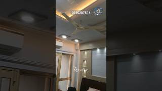 Complete Bedroom pvc ceiling and pvc wall panel design pvcceiling shorts foryou [upl. by Ahsieki445]