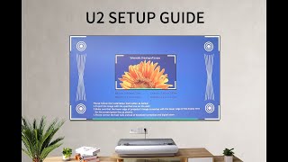 JMGO U2  Step by Step Guide on Setting Up a Home Theater [upl. by Slerahc]