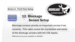 Section A12  Blockage Sensor Setup for Bourgault X35 Apollo [upl. by Ietta871]