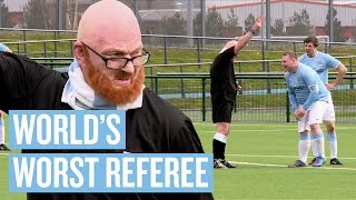 WORLDS WORST REFEREE PRANK  Manchester City April Fools [upl. by Esilahs]