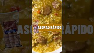 ASOPAO DOMINICANO RÁPIDO salami longaniza comidadominicanadominicanrepublic rd asopao criollo [upl. by Assetniuq]