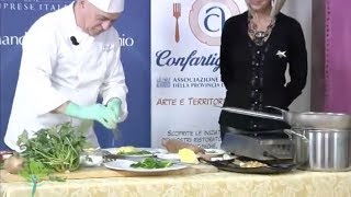 Ravioli con patate di Rotzo broccolo fiolaro e uova di quaglia  Videoricetta [upl. by Airemaj]