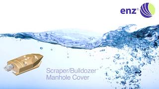 enz®  ScraperBulldozer  manhole cover [upl. by Kee]