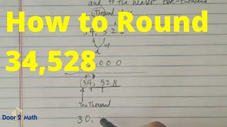 ROUNDING EXPLAINED  Round 34528 to the Nearest Thousandth amp Ten Thousandth Place [upl. by Gypsie]